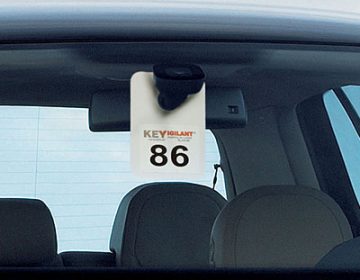 Cartazes numerados para identificação do veículo - Key Vigilant
