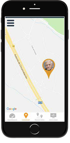 Puntero cubrir Malabares Localización GPS para personas, ideal para las residencias de mayores